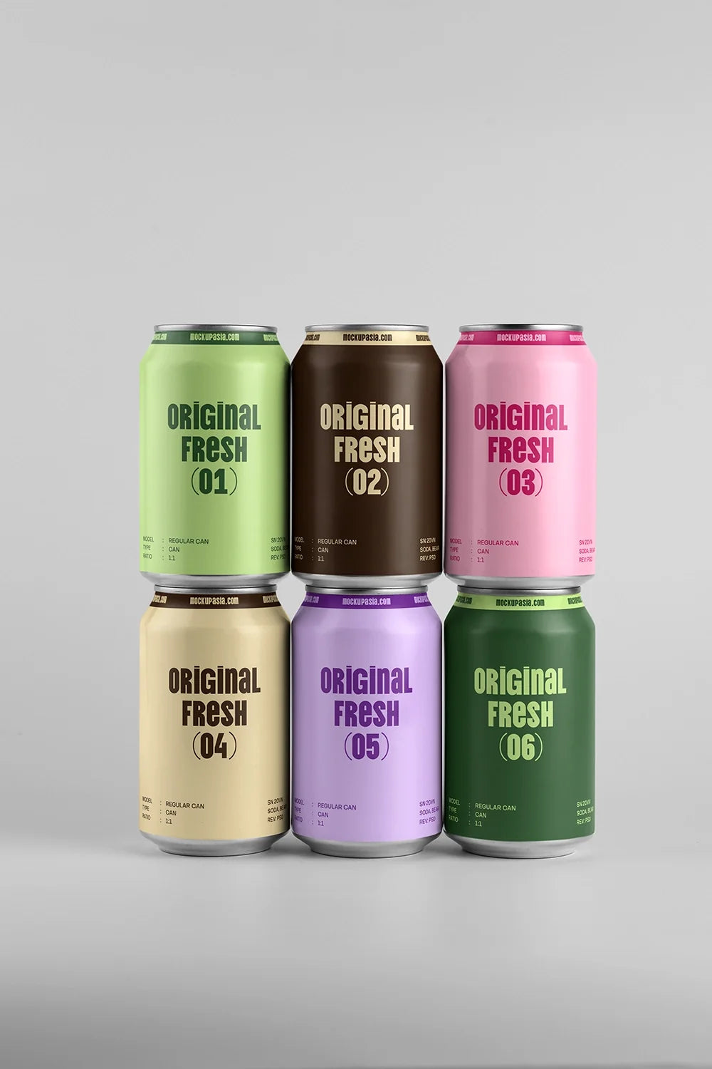 Soda Can Mockup