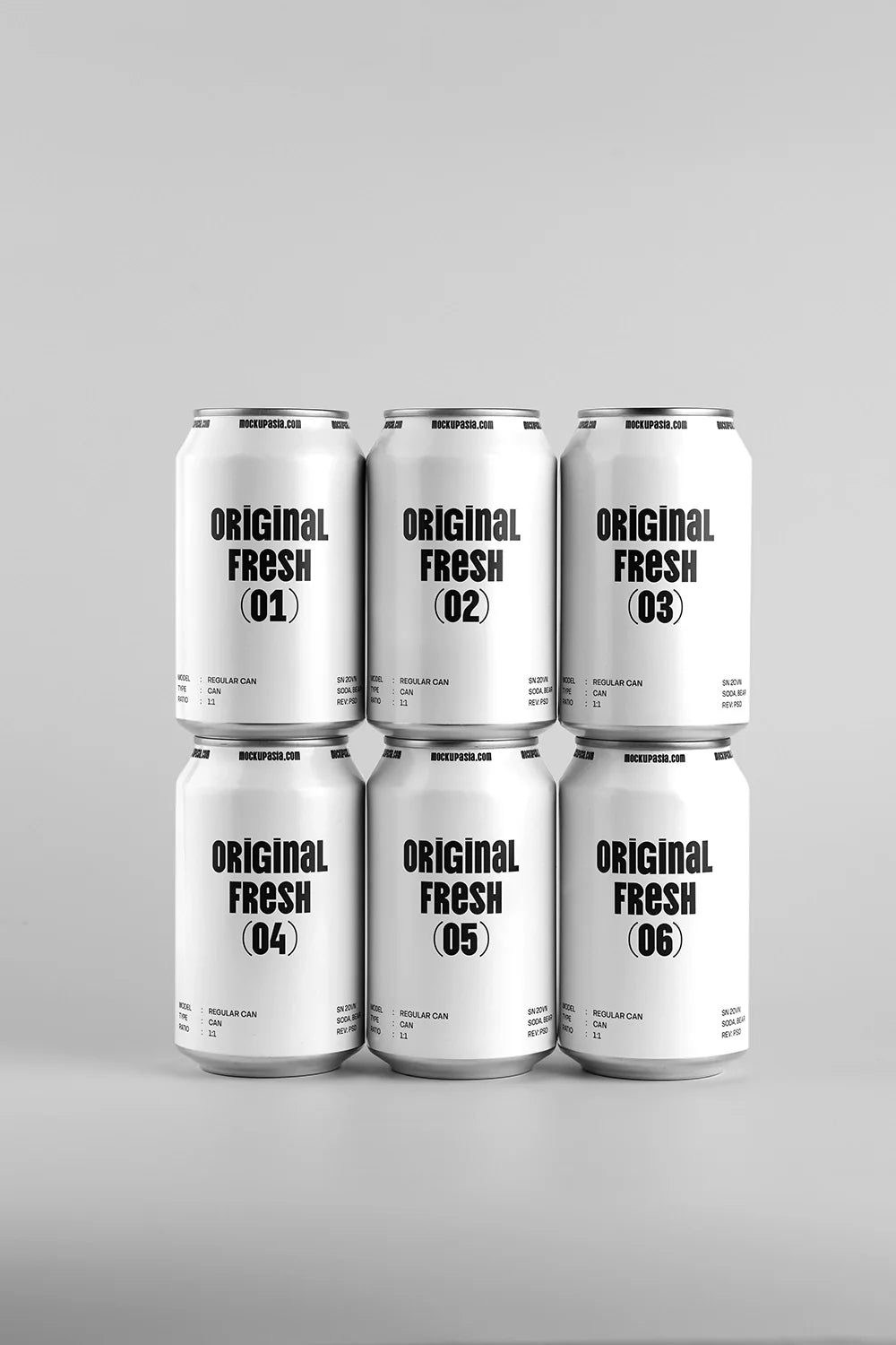 Soda Can Mockup