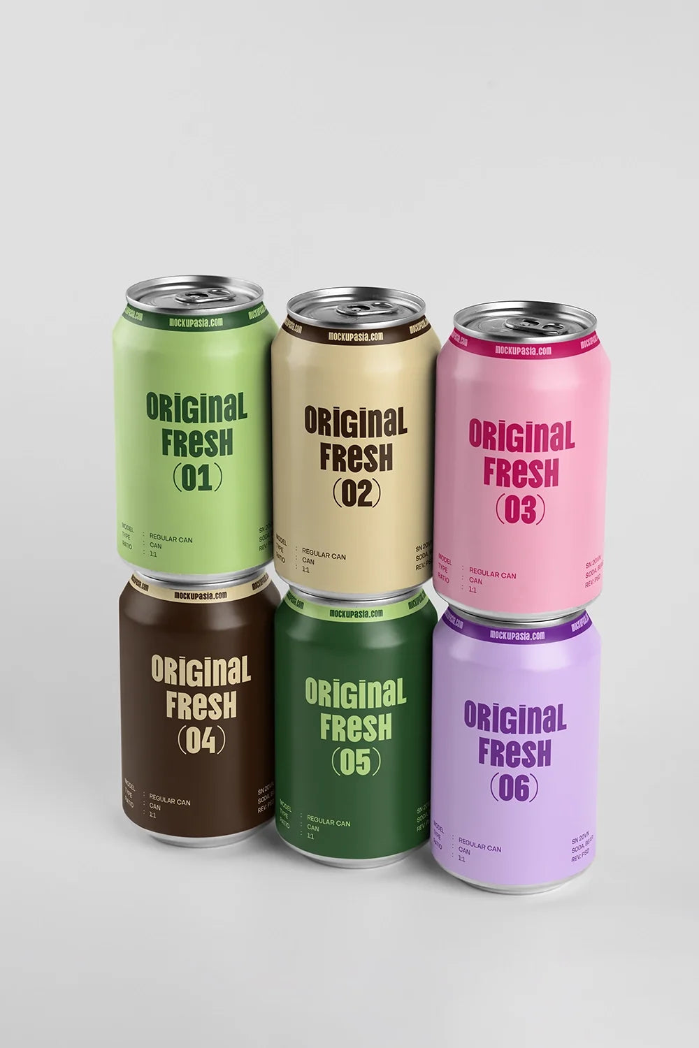 Soda Can Mockup