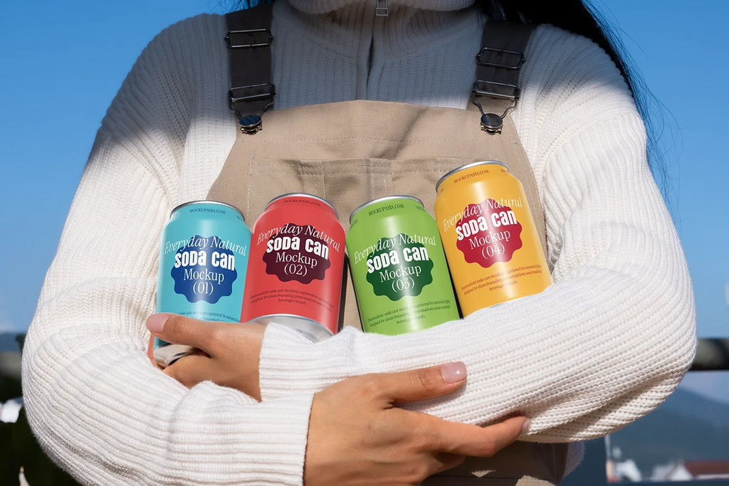 Soda Can Mockup