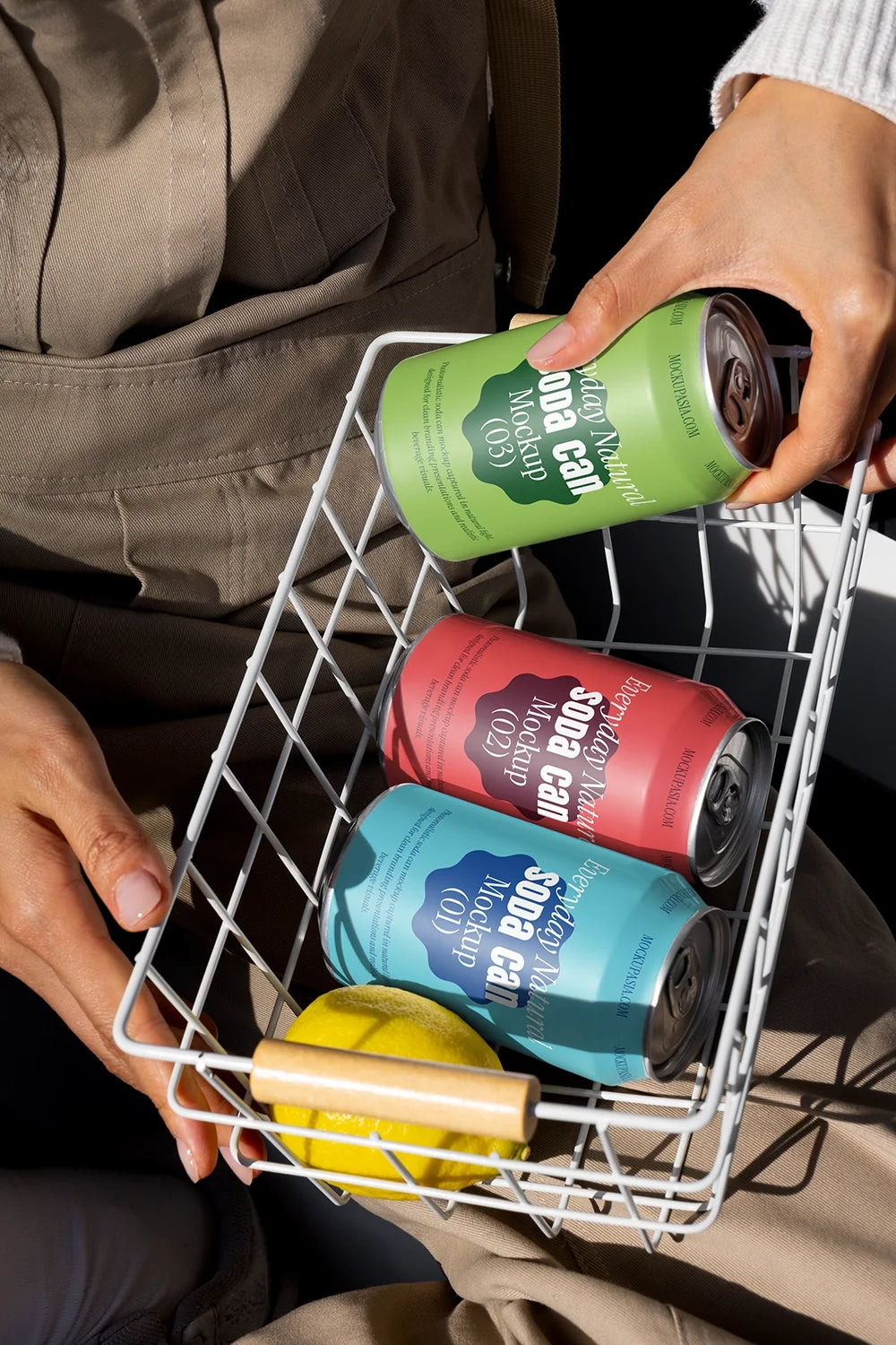 Soda Can Mockup