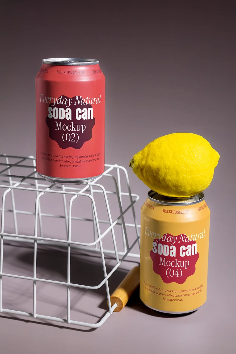 Soda Can Mockup