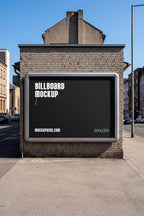 Street Wall Billboard Mockup -