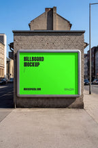 Street Wall Billboard Mockup -