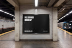 Subway Station Billboard Mockup -
