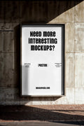 Urban Wall Poster Mockup