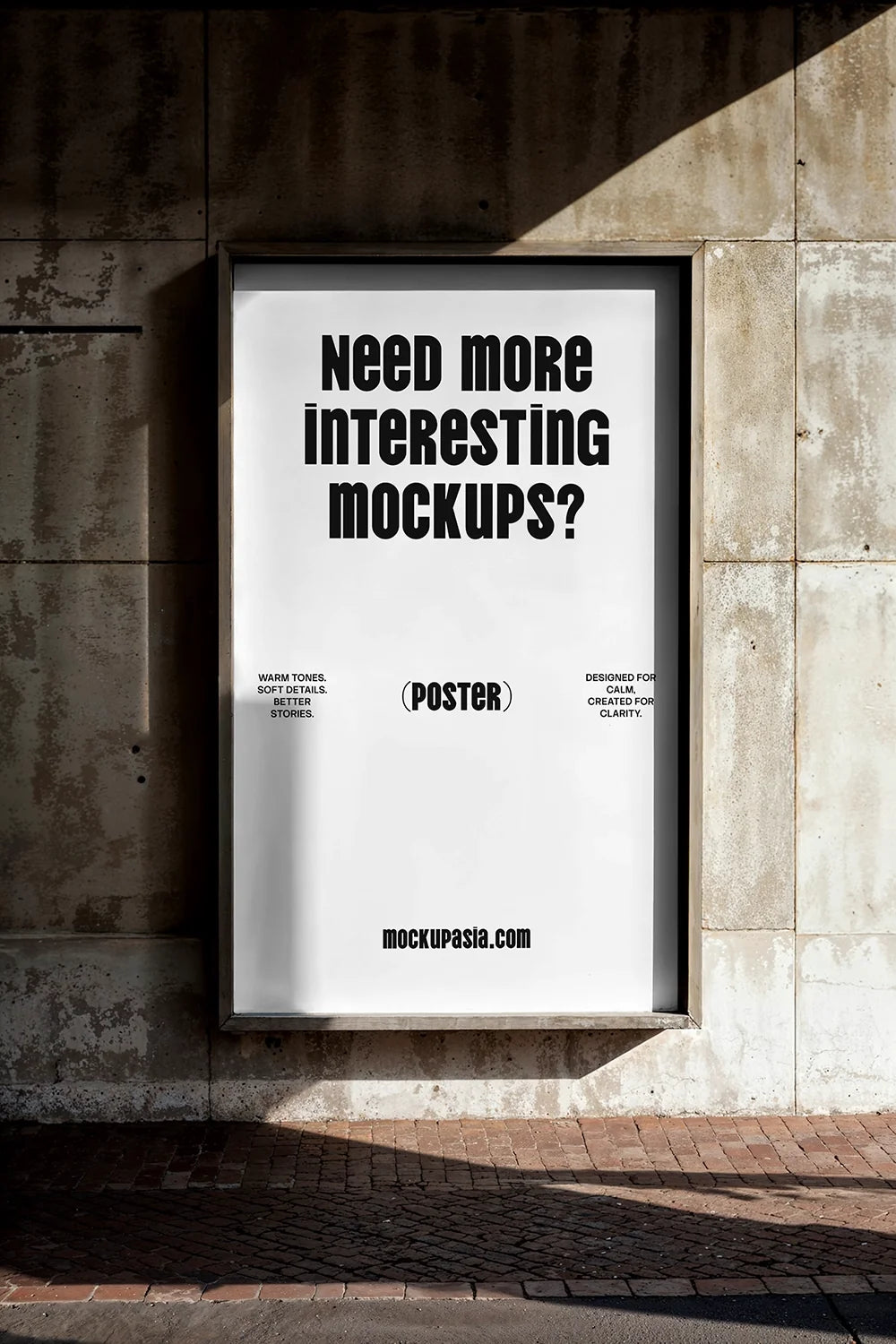 Urban Wall Poster Mockup