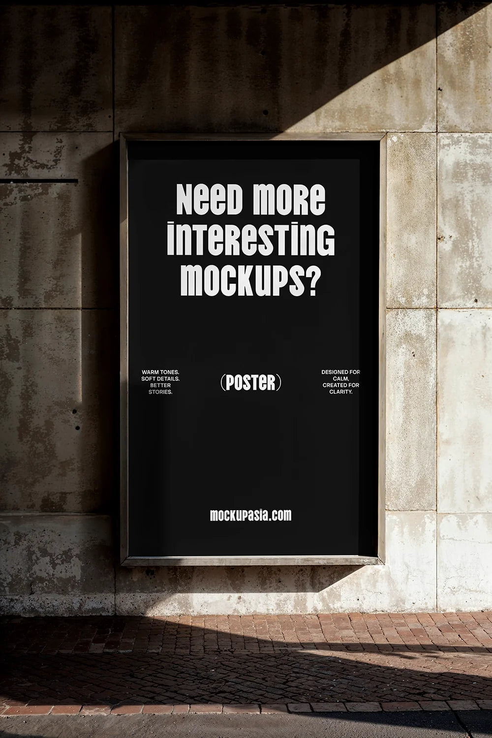 Urban Wall Poster Mockup