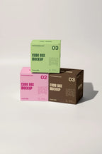 Cube Box Packaging Mockup