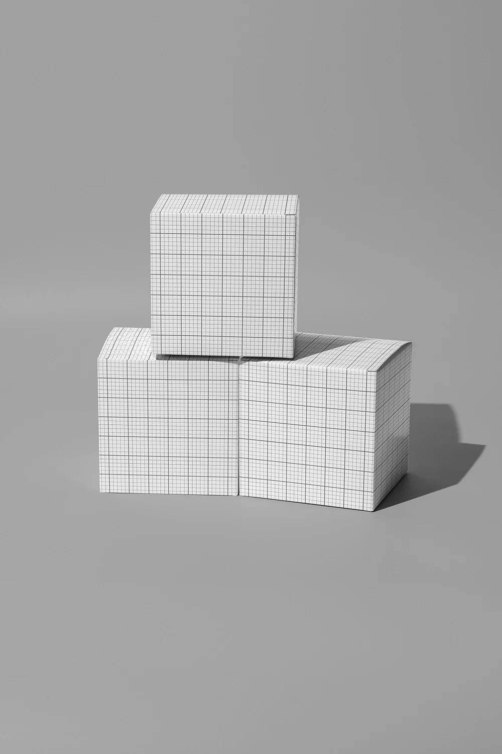 Cube Box Packaging Mockup