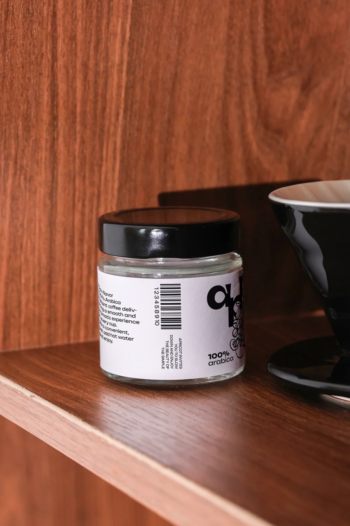 Glass Jar Mockup with Label