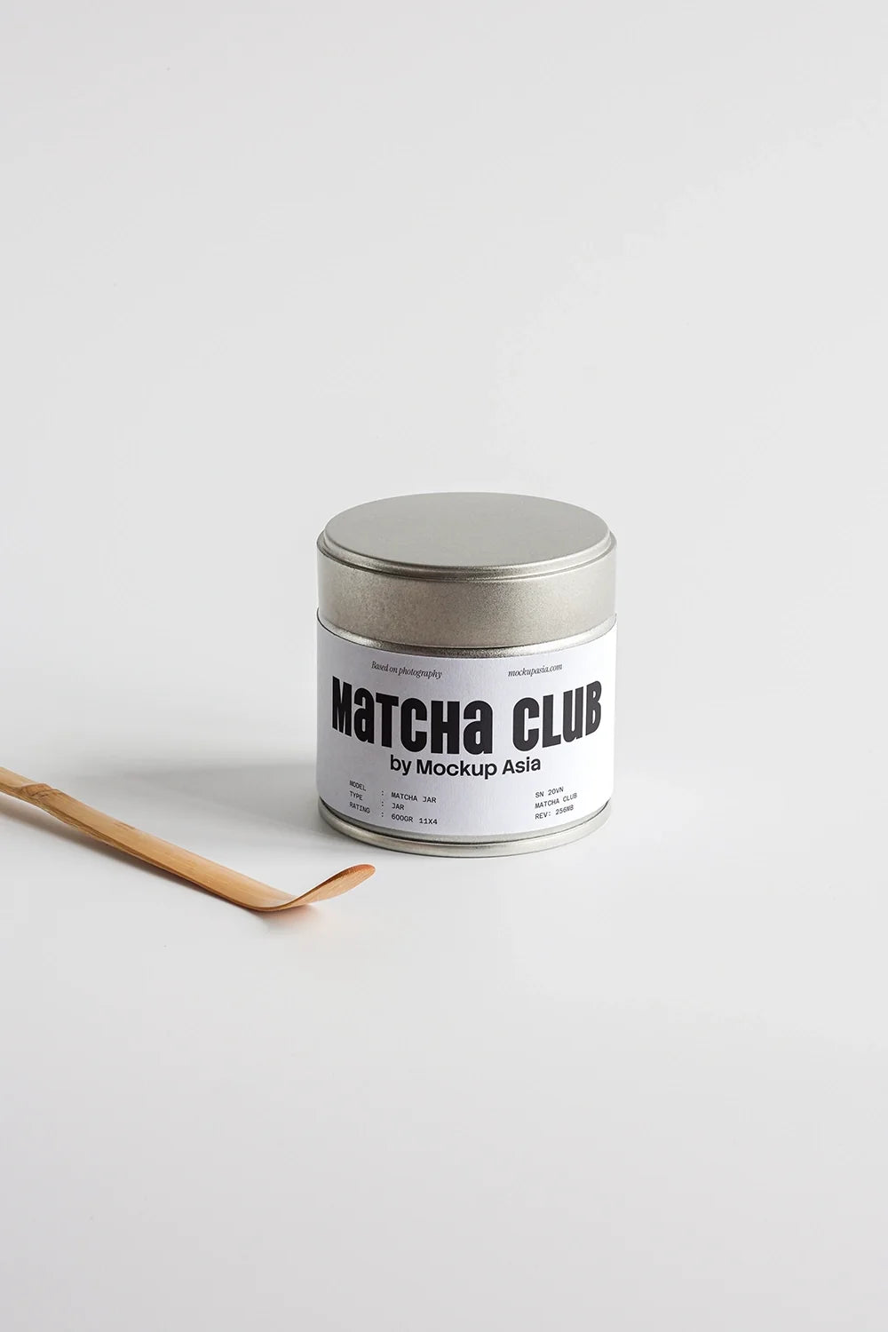 Matcha Tin Can Mockup