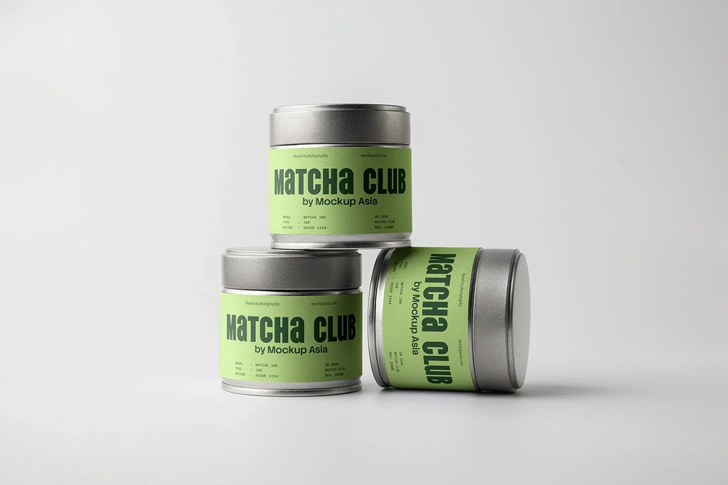 Matcha Tin Can Mockup
