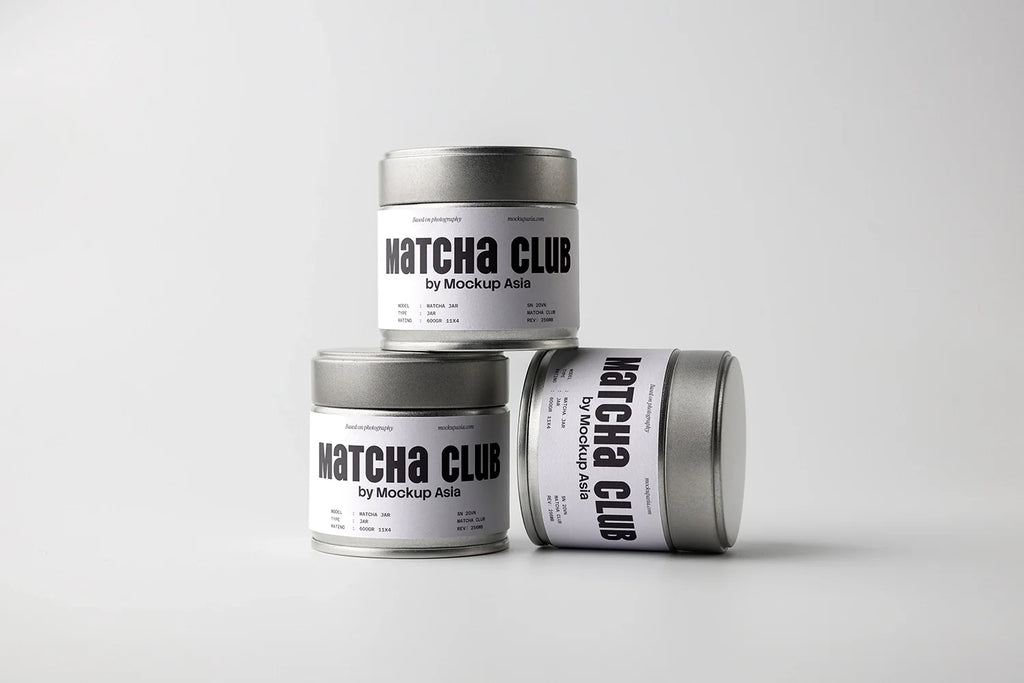Matcha Tin Can Mockup