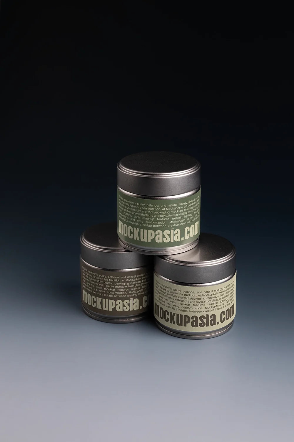Matcha Tin Mockup