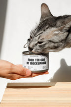 Cat Food Can Mockup
