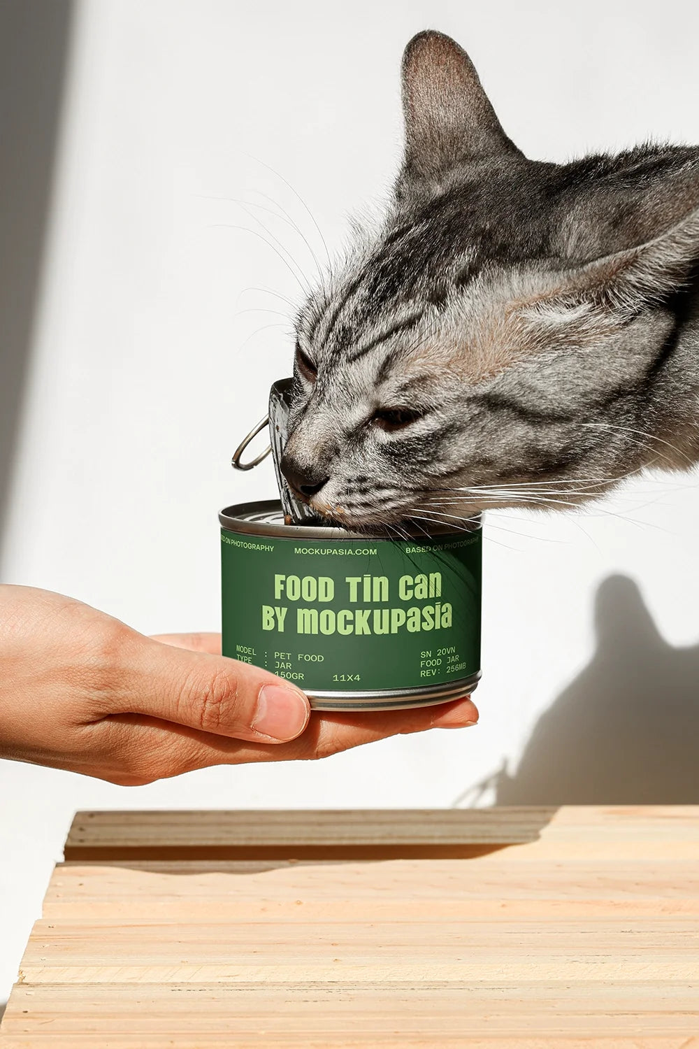Cat Food Can Mockup