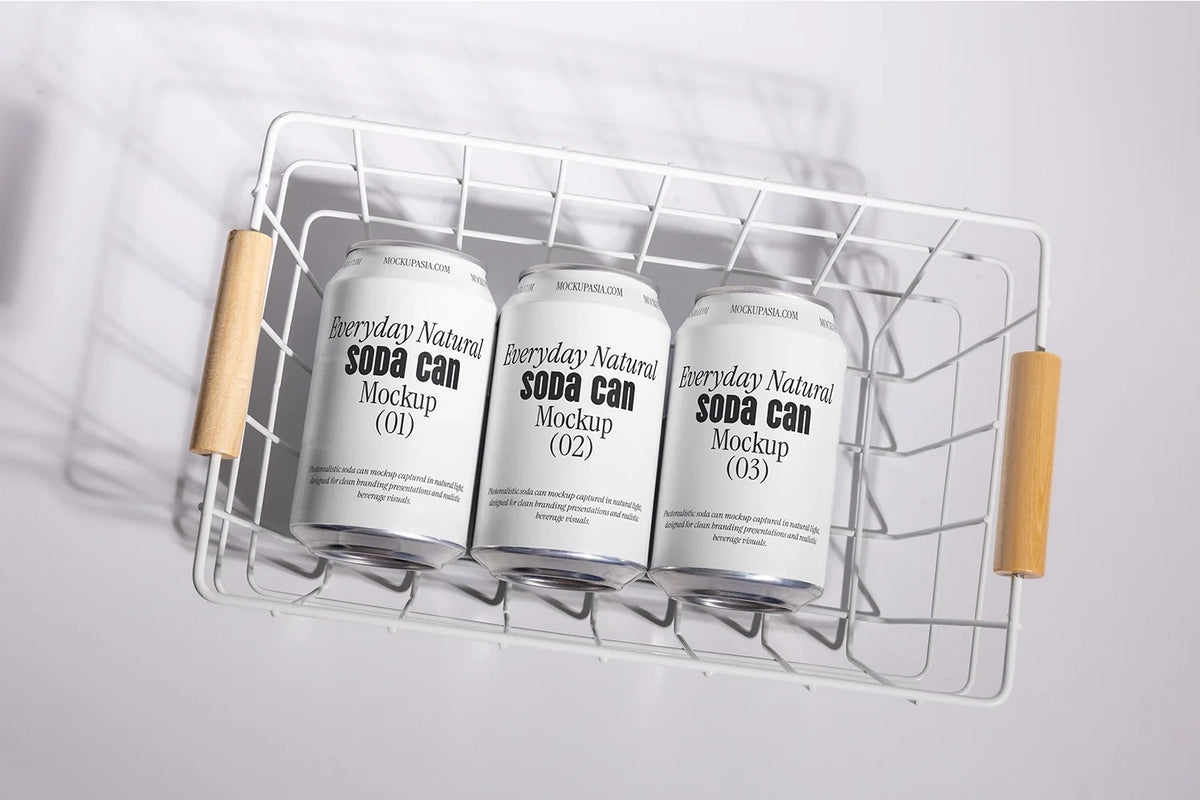 Soda Can Mockup