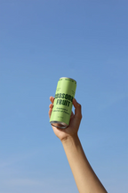Slim Can Mockup CF09 – Lifted Against Sky