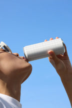 Slim Can Mockup CF18 – Drinking, Low Angle