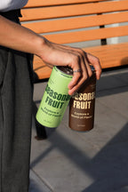 Slim Can Mockup CF23 – Street Scene, 2 Cans