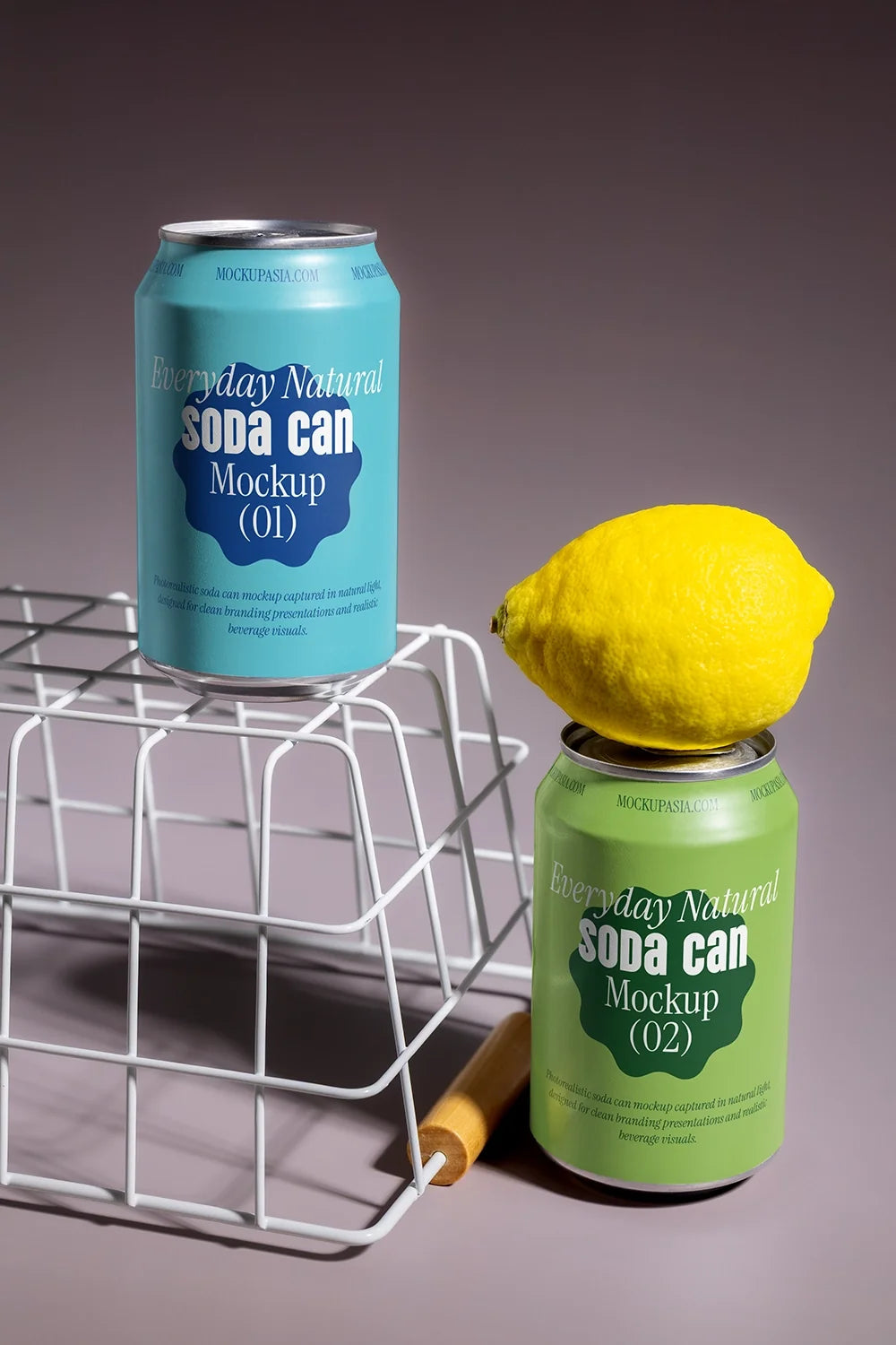 Soda Can Mockup