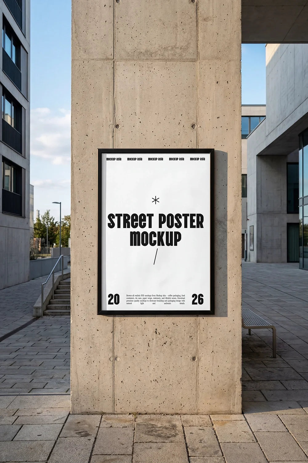 Urban Street Poster Mockup -