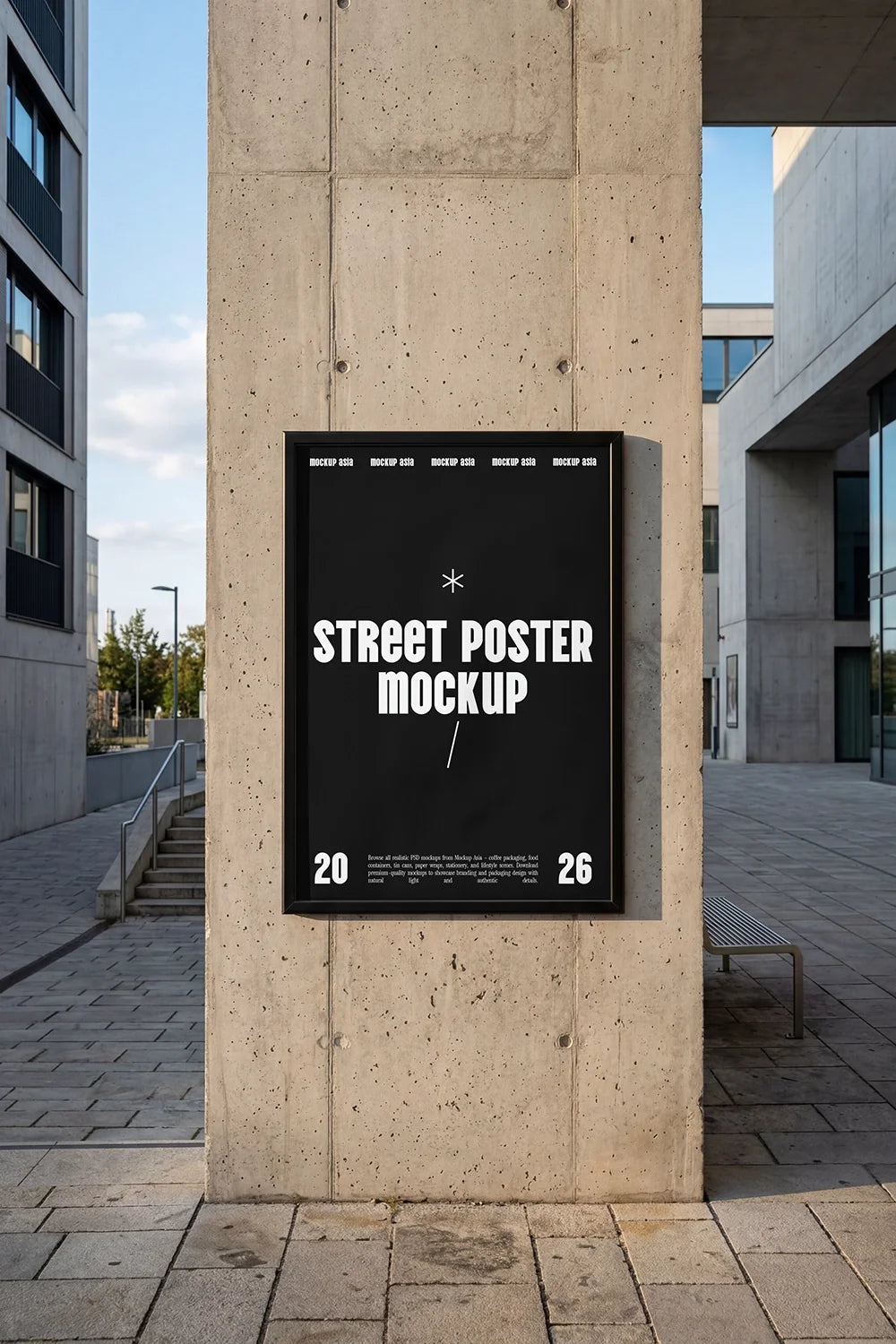 Urban Street Poster Mockup -