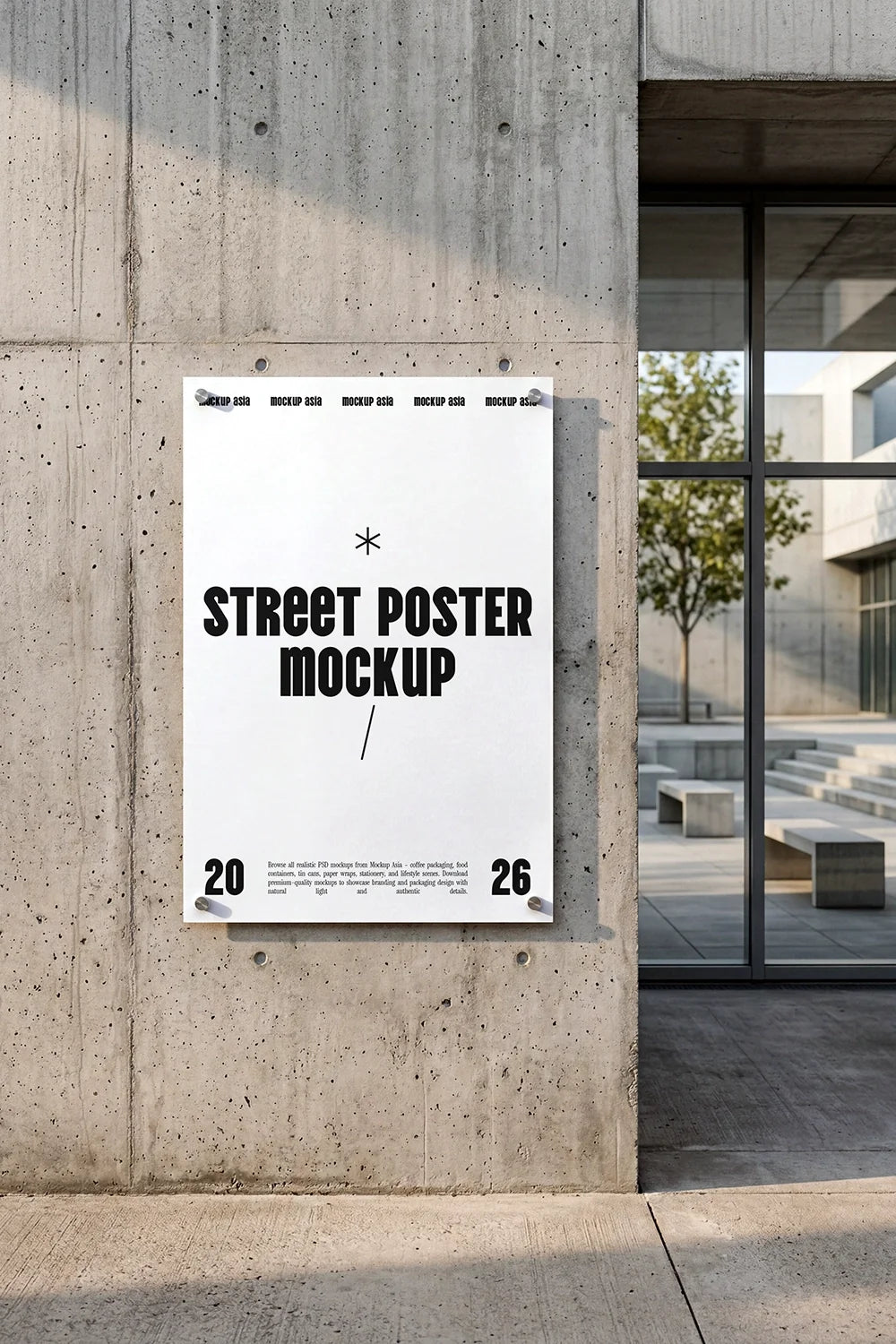 Urban Street Poster Mockup -