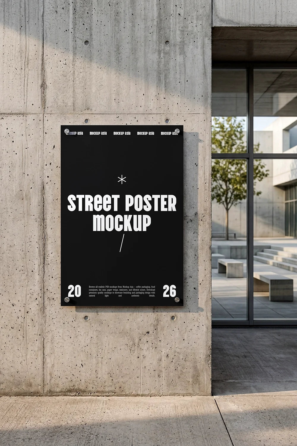 Urban Street Poster Mockup -